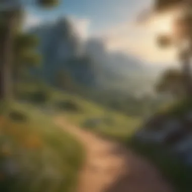 The Journey Within: Embracing Self-Awareness A serene landscape symbolizing self-awareness and introspection.