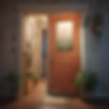 Inviting Exploration An open door inviting exploration and adventure
