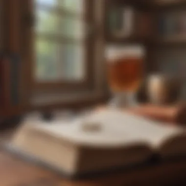 The Essence of Classic Stories An artistic representation of classic literature, symbolizing timeless stories.