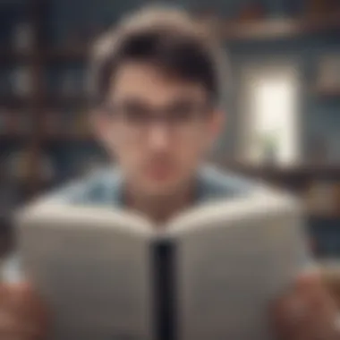 Self-Awareness in Emotional Intelligence An open book with highlighted text about self-awareness
