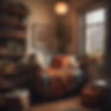 A Cozy Reading Nook A cozy reading nook with books