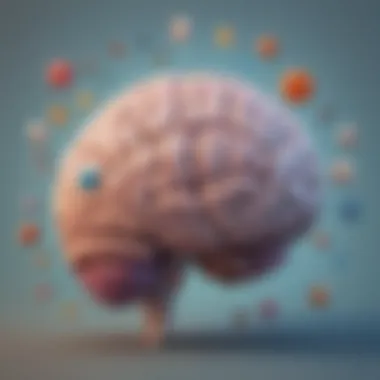 Resilience and Habit Formation A vibrant illustration of a brain surrounded by various symbols of resilience and habits