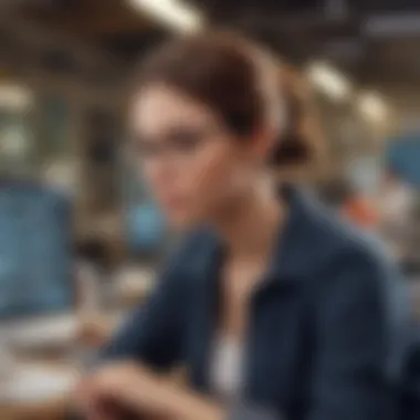 Leveraging Technology for Professional Development A digital device showcasing career development resources