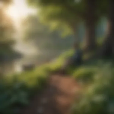 Finding Peace in Nature A peaceful nature scene symbolizing tranquility