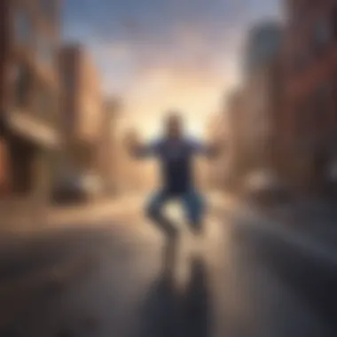 Breaking Free from Procrastination Visual depiction of overcoming procrastination barriers