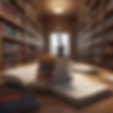 Contemporary Interpretations of Philosophy A modern library filled with various philosophical books.