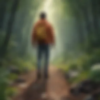 Fostering Personal Growth Through Effective Habits Illustration of personal growth through habits
