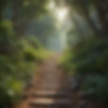 Nature's Path to Empowerment A serene landscape symbolizing personal growth and empowerment