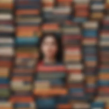 Diverse Perspectives on Insecurity A diverse collection of books stacked together, symbolizing various perspectives