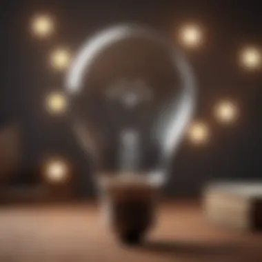 A light bulb symbolizing ideas and inspiration