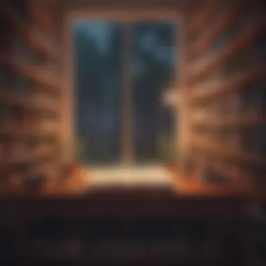 Books That Transform Lives A serene bookshelf filled with influential literature