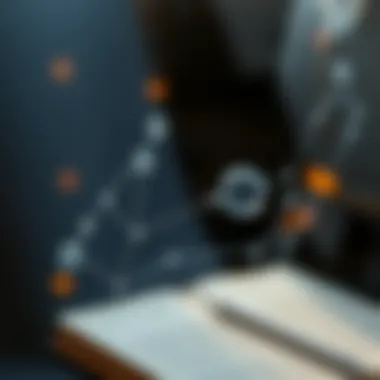 An abstract representation of interconnected thoughts and ideas