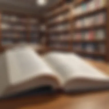 The Power of Non-Fiction Summaries An open book with highlighted text and notes on the side
