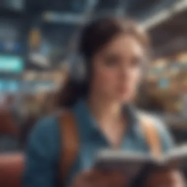 A futuristic concept of digital literature consumption