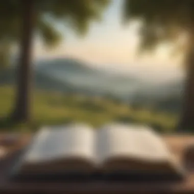 Embracing Mindfulness in Daily Life A serene landscape symbolizing mindfulness and tranquility