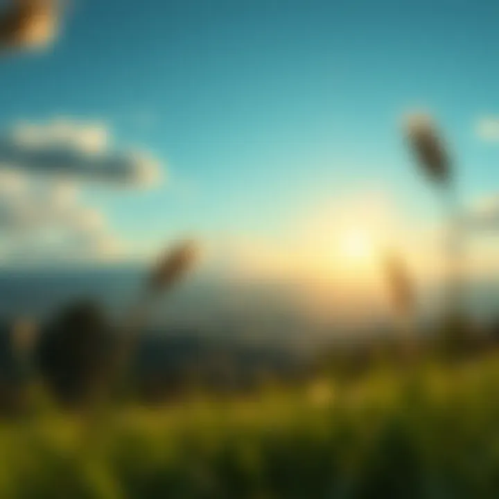 Symbolizing Personal Growth A serene landscape symbolizing personal growth and transformation