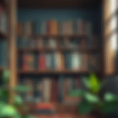 Diverse Selections for Personal Development A bookshelf filled with diverse books representing personal development