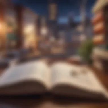 Open Book with Inspiring Quotes An open book with motivational quotes and reflections