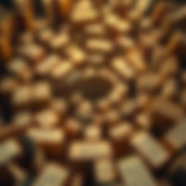 A labyrinth formed by books