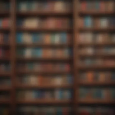 Transformative Literature Collection A bookshelf filled with transformative literature