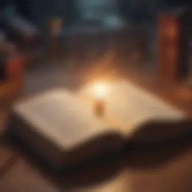 Illuminating Knowledge: The Book of Wisdom An open book with light symbolizing knowledge and understanding