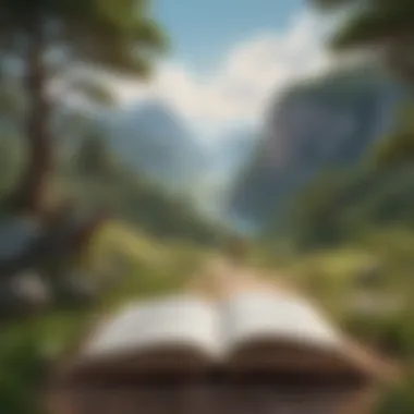 The Journey of Self-Discovery A serene landscape symbolizing self-discovery