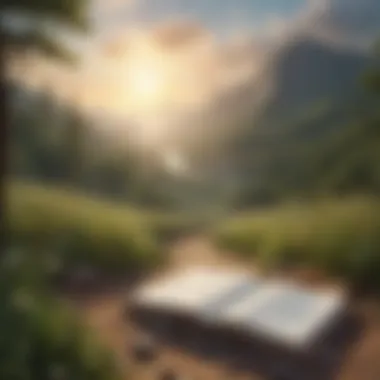 Unleashing Potential Through Encouragement A serene landscape symbolizing growth and potential