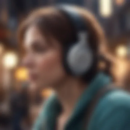 The immersive experience of listening to audiobooks