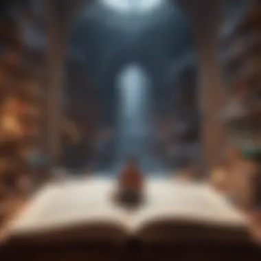 Literary Reflections: The Power of Stories in Transformation An open book symbolizing literature's role in understanding transformation