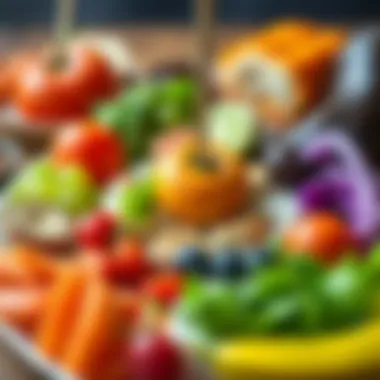 Aesthetic Appeal of Genius Foods A beautifully arranged plate of genius foods highlighting their aesthetic appeal and nutritional value.