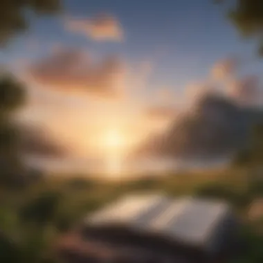 The Promise of a New Day A serene sunrise symbolizing new beginnings