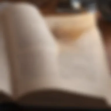The Wisdom Found in Thoughtful Words A close-up of an open book with highlighted quotes