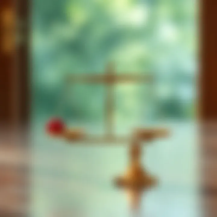 Balancing Life's Challenges A balanced scale symbolizing stress management