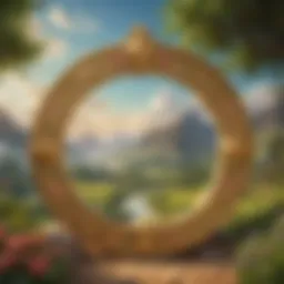 A serene landscape symbolizing wealth and prosperity