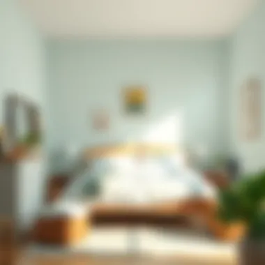 A Sanctuary of Order and Calm An organized bedroom space reflecting discipline and clarity