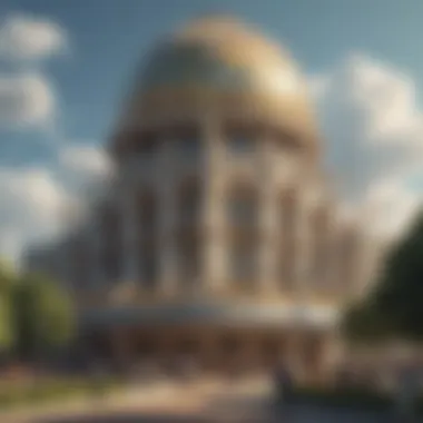 The Grandeur of the World's Fair A grand architectural design of the 1893 World's Fair