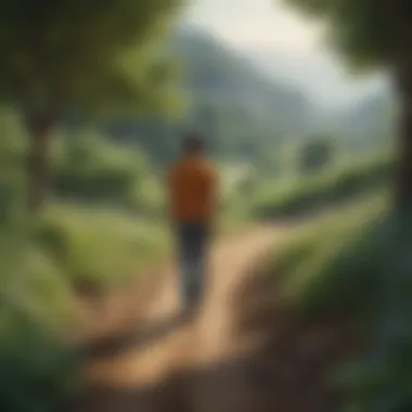 Cultivating Self-Regulation A serene landscape representing self-regulation and personal growth.