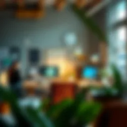 A serene workspace reflecting creativity and inspiration