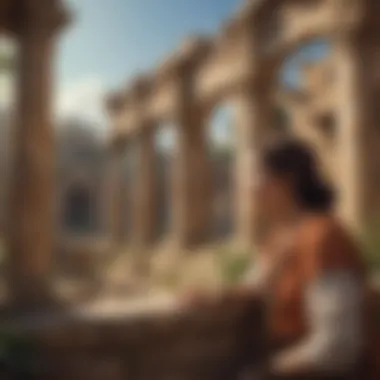 Echoes of Thought Through Time Ancient ruins evoking a sense of history
