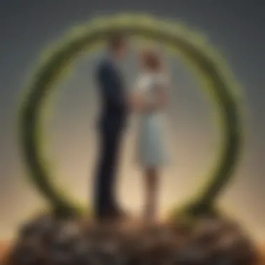 Continual Growth in Marriage Symbolic representation of growth in a relationship