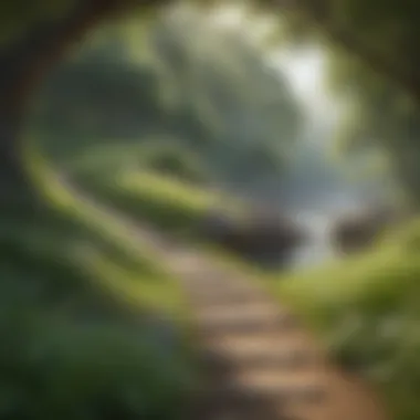 A Path to Emotional Healing and Tranquility A serene landscape symbolizing emotional healing and tranquility