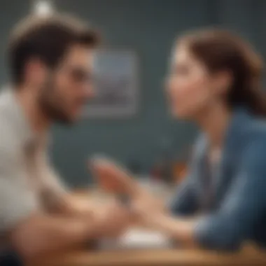 Mindset's Impact on Relationships Metaphorical depiction of relationships and mindset influence