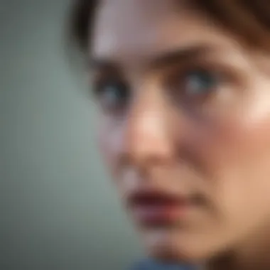 The Physical Toll of Psychological Distress Visual depiction of stress and its physical effects.