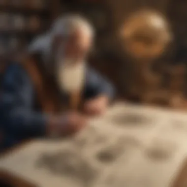 Innovations of a Genius An intricate sketch showing da Vinci's inventions and innovations.
